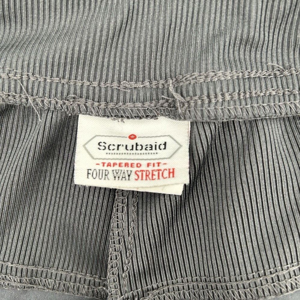 ScrubAid Womens 2XL Gray 4 Way Stretch Tapered Cargo Scrub Pants‎ Healthcare - Picture 9 of 13